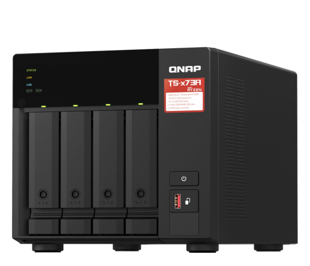 QNAP Serwer NAS TS-473A AMD Ryzen QC2.2 GHz.2.5GbE 8 GB RAM - 654087 - zdjęcie 4
